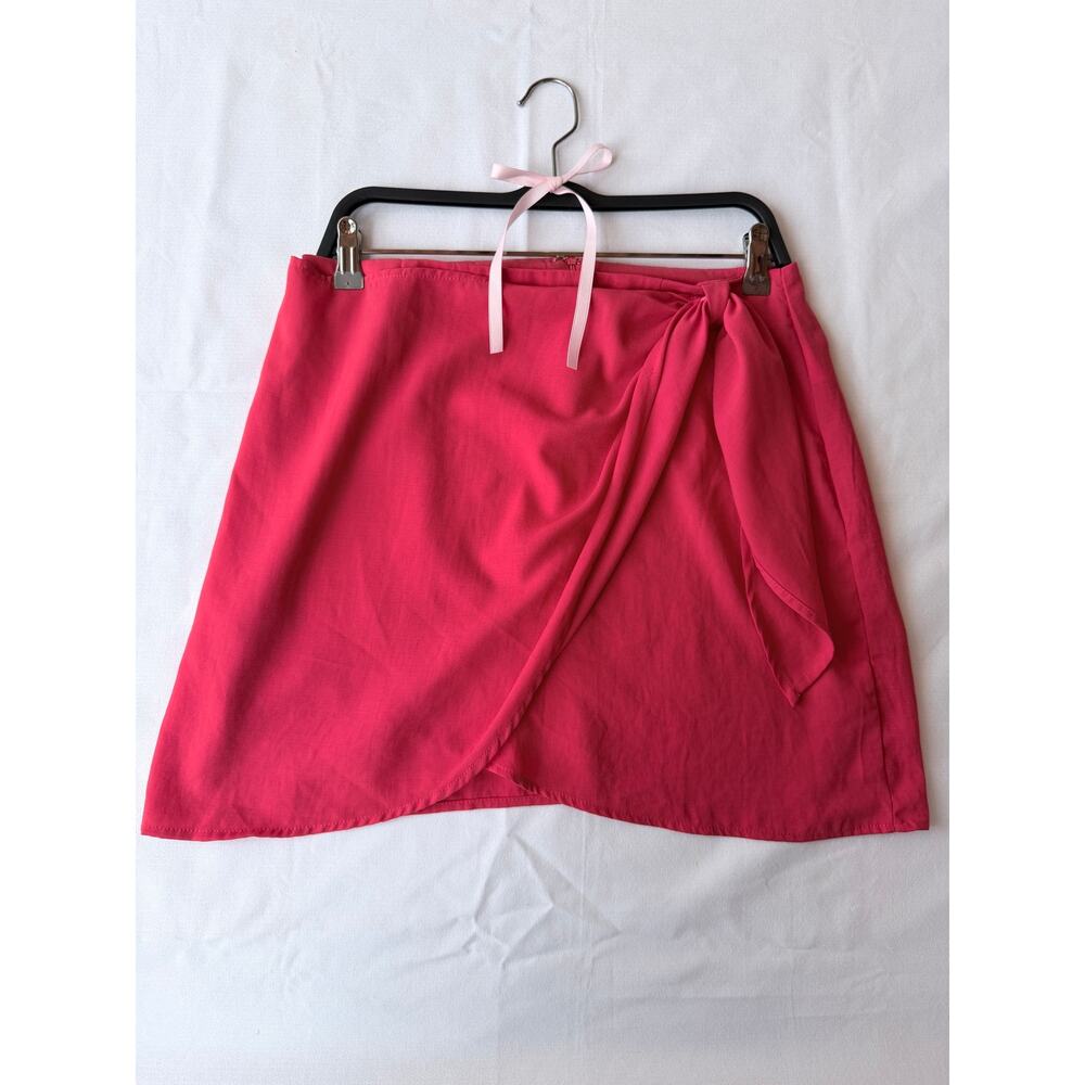 SHEIN red skirt size L